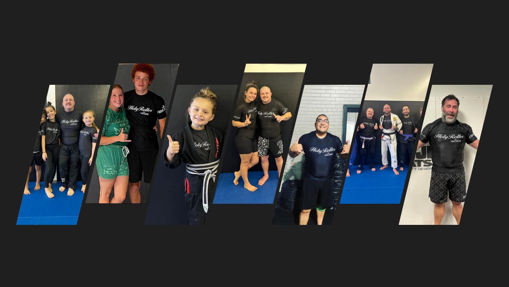 People wearing Holy Roller Fightwear Apparel